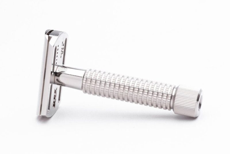 Envoy Stainless Steel DE Safety Razor (Choose Style) - by Rex Supply Co. Safety Razor Rex Supply Co. Stainless Steel (Polished)