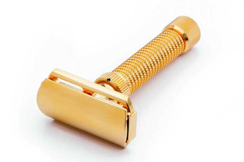 Ambassador Adjustable Stainless Steel DE Safety Razor (Choose Style) - Rex Supply Co. Safety Razor Rex Supply Co. Deluxe Gold