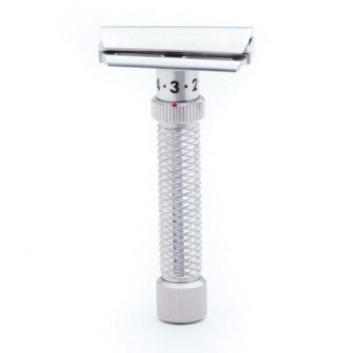 Konsul Slant Adjustable Stainless Steel DE Safety Razor - by Rex Supply Co. Safety Razor Murphy and McNeil Store