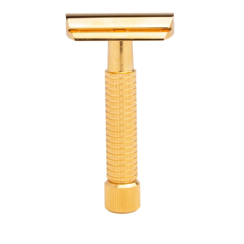 Envoy Stainless Steel DE Safety Razor (Choose Style) - by Rex Supply Co. Safety Razor Rex Supply Co. Deluxe Gold