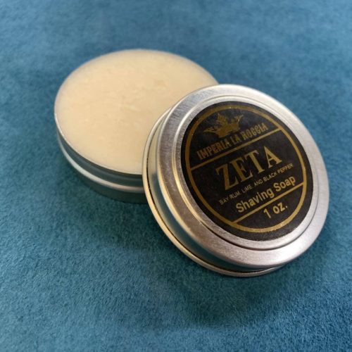 ZETA Shave Soap 5 oz. (Bay Rum, Lime and Black Pepper) - by Imperia La Roccia Shaving Soap Imperia La Roccia 1oz Sample Tin